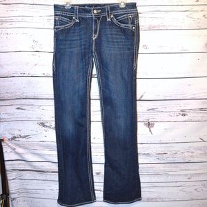 Rock Revival Patti Bootcut Factory Distressed Jean